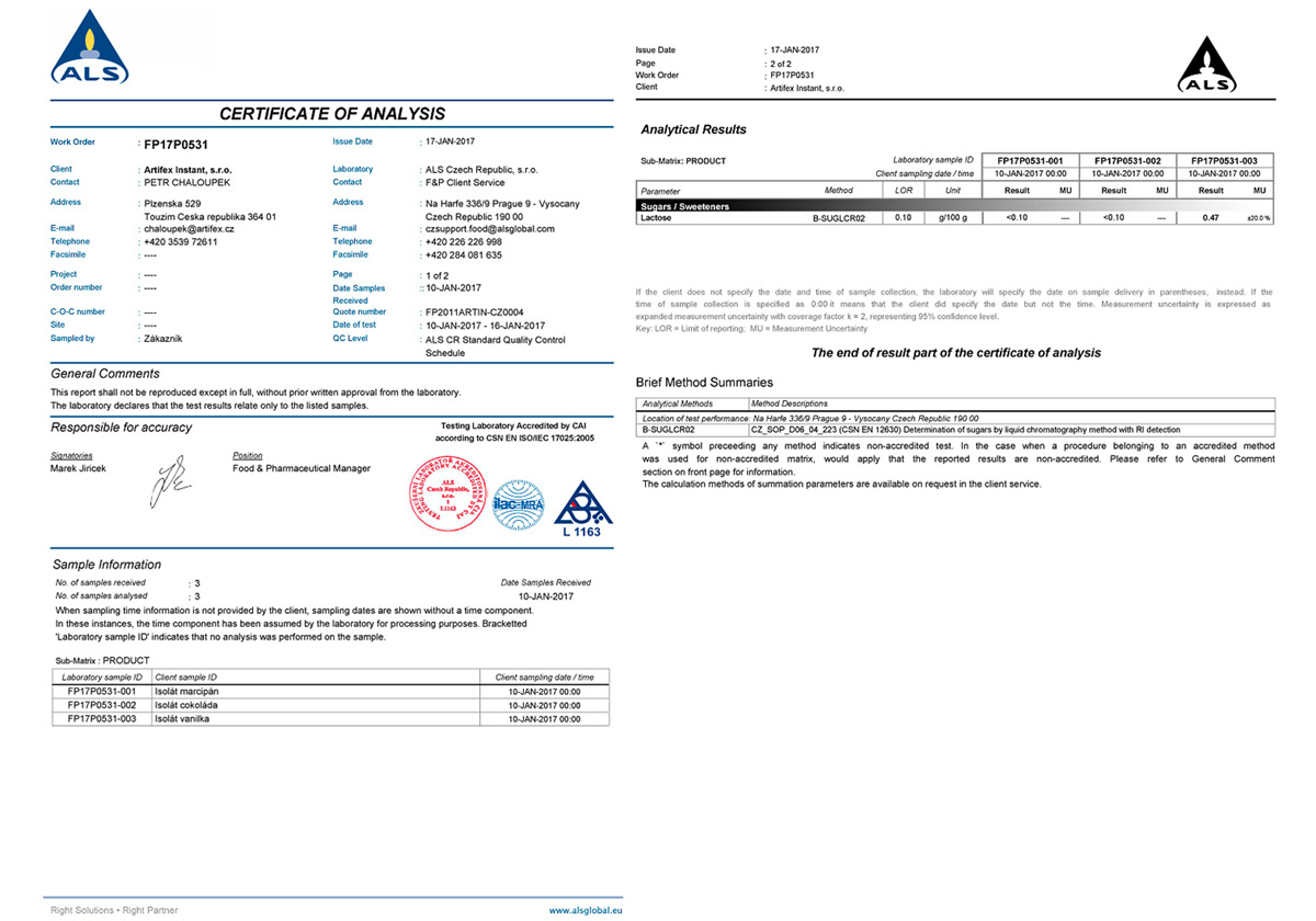 Certifikace Isoclear